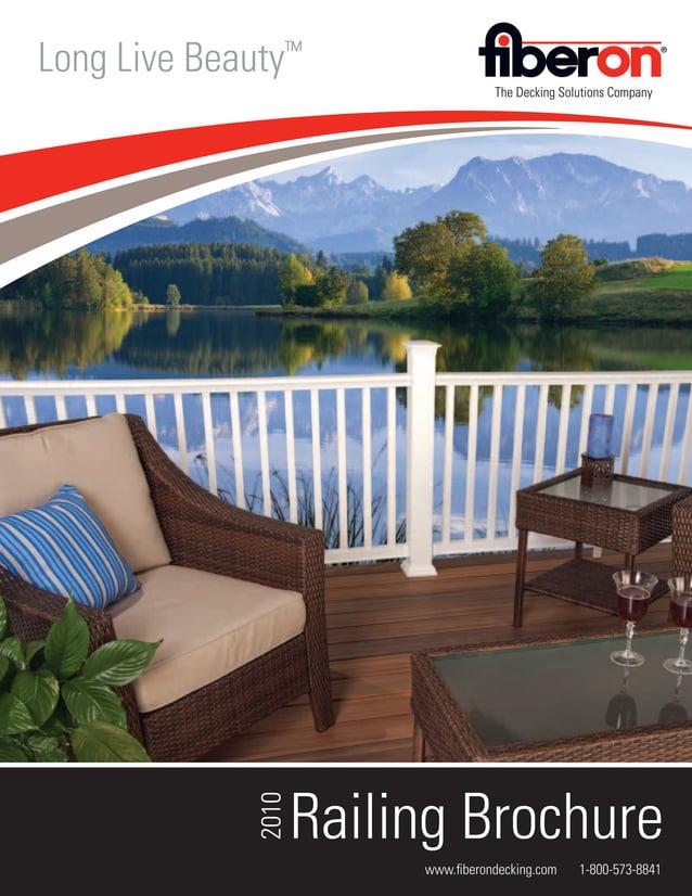 2010 fiberon decking railing brochure PDF