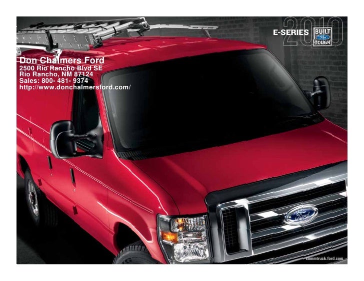 2010 Don Chalmers Ford E Series Albuquerque NM