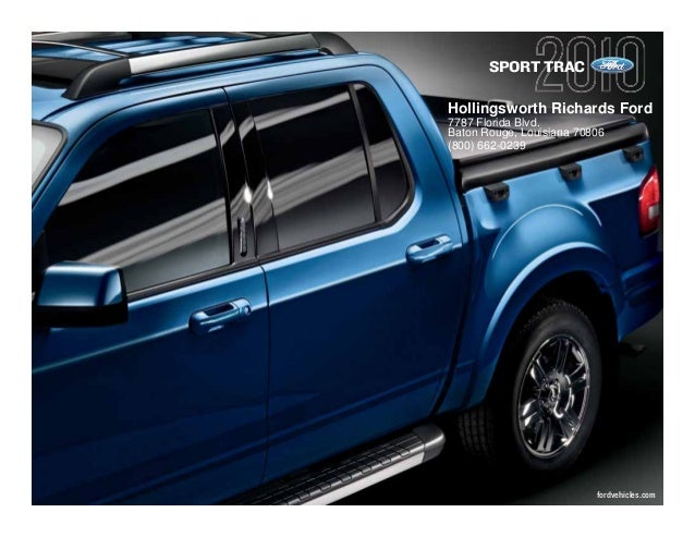 Hollingsworth Richards Ford >> 2010 Ford Sport Trac Baton Rouge Hollingsworth Richards Ford >> 2010 Ford Sport Trac Baton Rouge