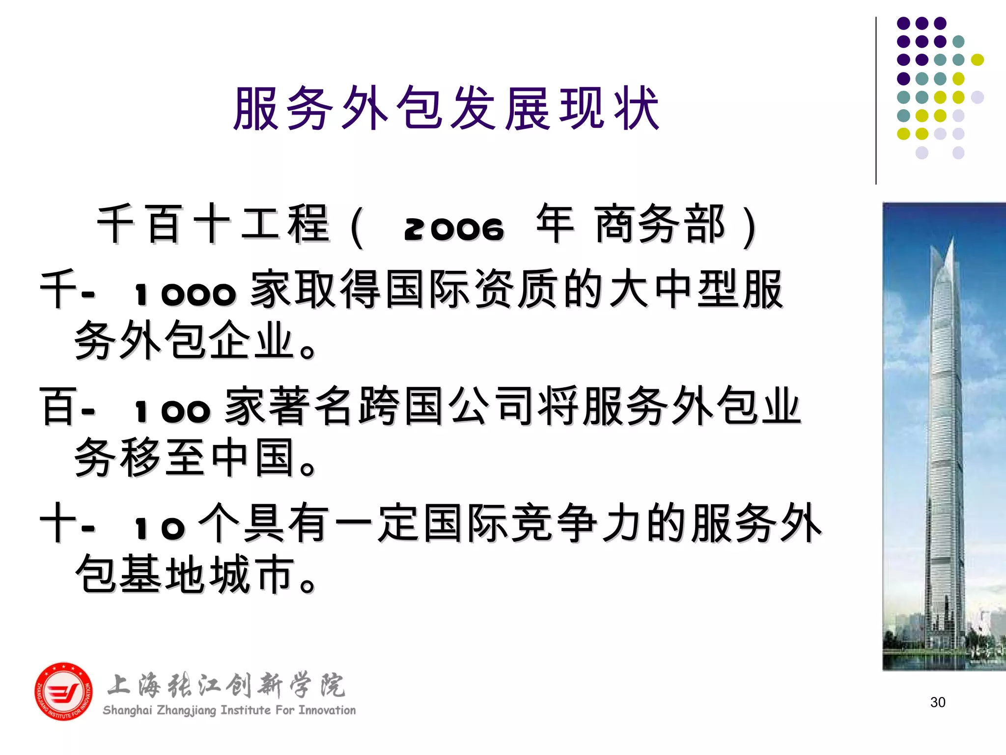 2010年度服务外包导论新gai | PPT