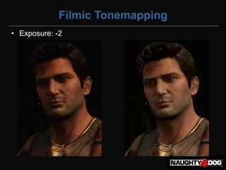 Filmic Tonemapping
• Exposure: -2
 