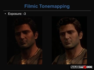 Filmic Tonemapping
• Exposure: -3
 