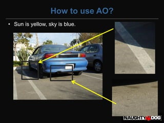 How to use AO?
• Sun is yellow, sky is blue.
 