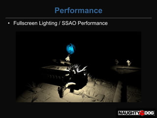 Performance
• Fullscreen Lighting / SSAO Performance
 