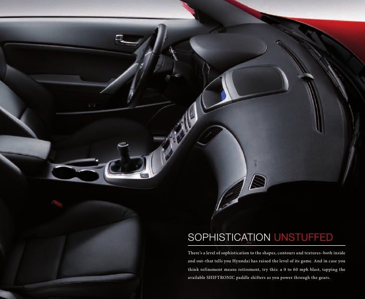 2010 Hyundai Genesis Coupe Brochure Universal Hyundai Orlando Fl