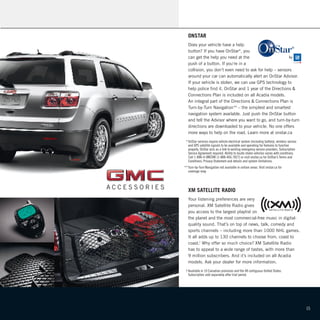 2010 gmc acadia brochure PDF