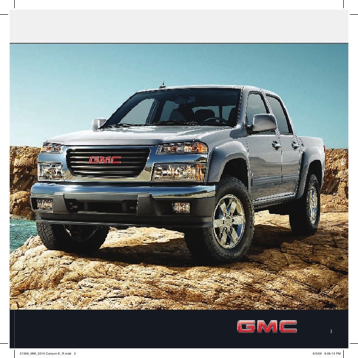 2010 Gmc Canyon Brochure Rochester