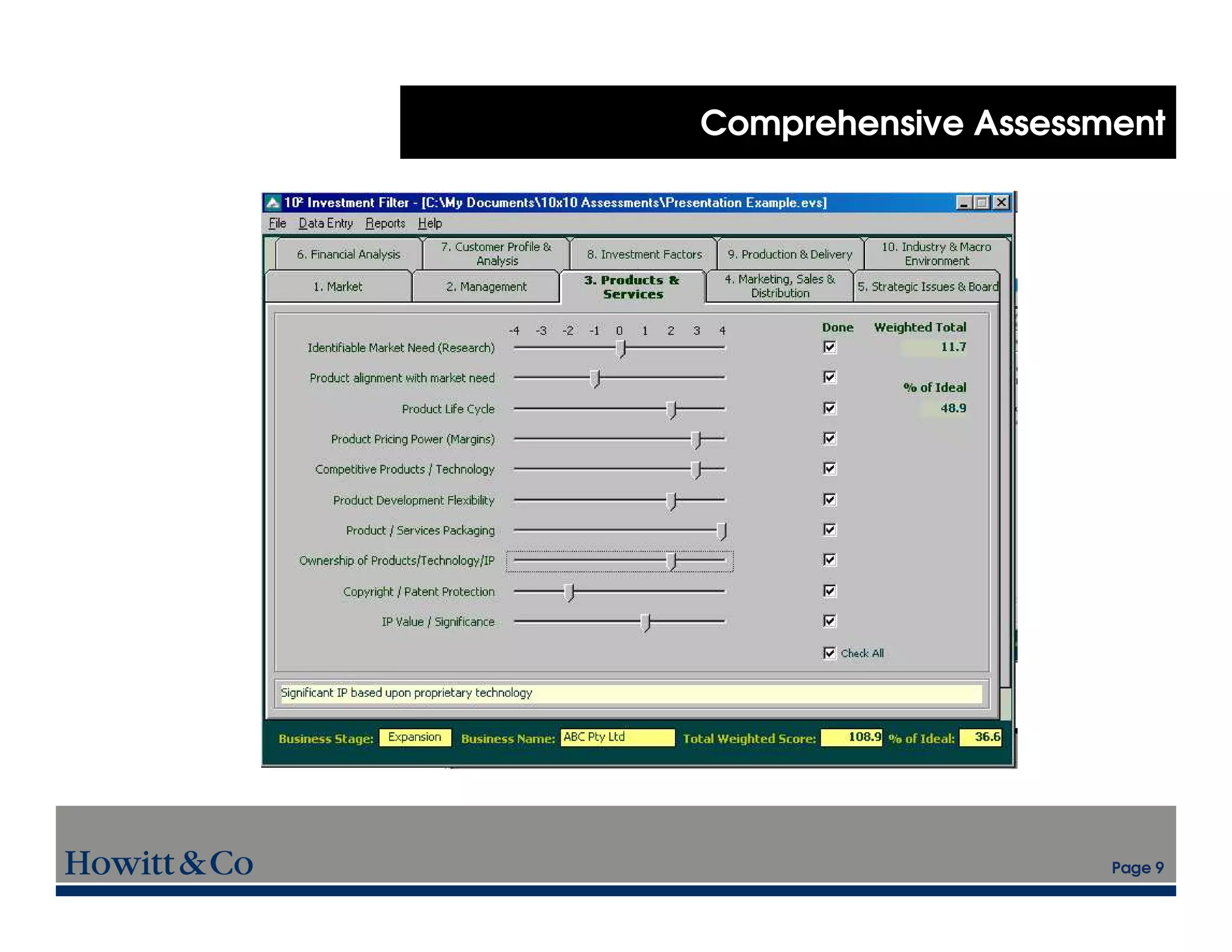Comprehensive Assessment




                     Page 9
 