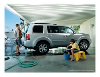 Pilot 4WD Touring shown in Alabaster Silver Metallic with accessory towing kit.
 