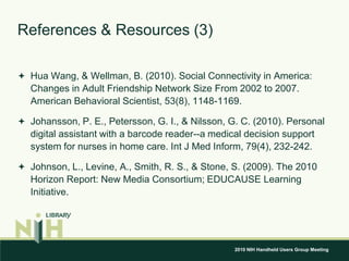 I              Mobile: ScopusSearch across thousands of scholarly journalsSave articlesSet up and review email alertsAnnotate articles with your own notesShare article links through email or twitter