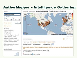 AuthorMapper – Intelligence Gathering 