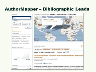 AuthorMapper – Bibliographic Leads 