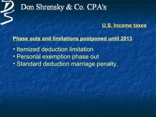 2010 IRS Tax Changes | PPT