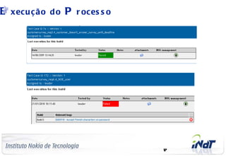 E     xec u ç ão d o                      P   r oc es s o




    C o m p a n y C o n f id e n t ia l
                                                            17
 