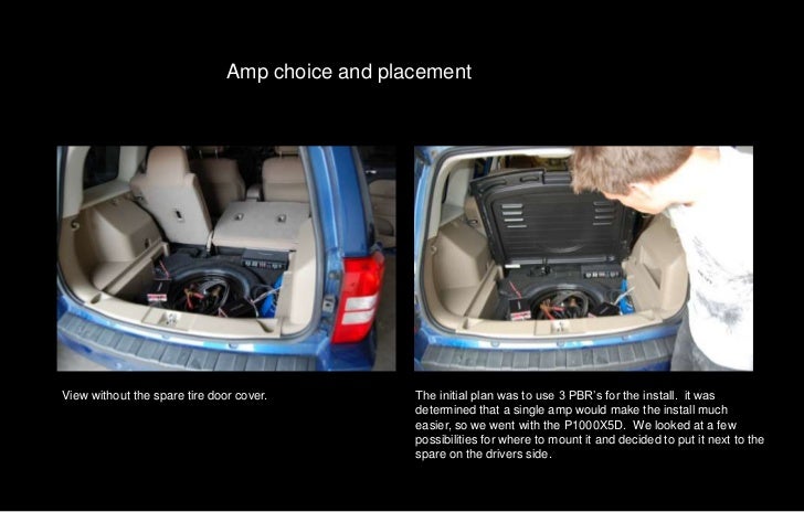 jeep patriot factory subwoofer