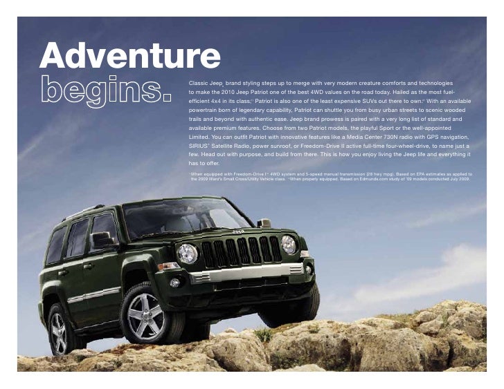 2010 Jeep Patriot Viva Chrysler Jeep Dodge El Paso TX