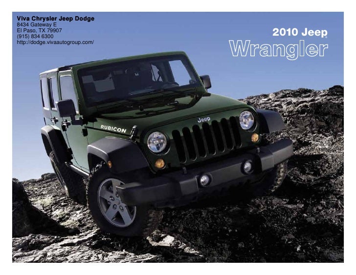2010 Jeep Wrangler Unlimited Viva Chrysler Jeep Dodge El ...