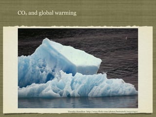 CO2 and global warming 
Timothy Hamilton http://www.flickr.com/photos/bestrated1/205117457/ 
 