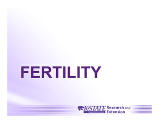 FERTILITY
 