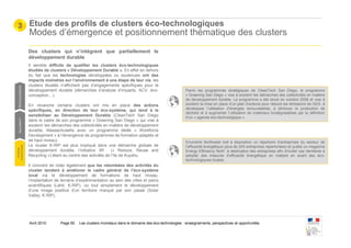 2010 les clusters éco technologies mondiaux medde