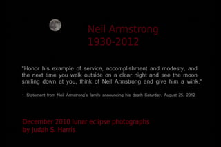 2010 lunar eclipse photographs
