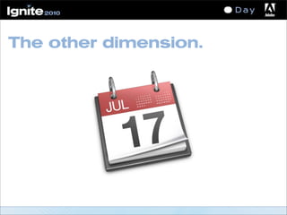 The other dimension.
 