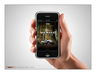 © COPYRIGHT 2010 SAPIENT CORPORATION | CONFIDENTIAL
 