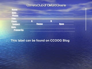 Two fundamental elements  of a camera lens 50mm f/2.8 lens,  55-200mm  f/4-5.6 Focal Length: Determines the magnification of the image.  Measured in Millimeters.  ex.  50 mm, 200 mm, 18-105 mm.  Aperture:  The size of the opening in the lens (measured in f stops or fractions.  (ex. f/2.8, f/3.5, f.8, f/3.5-5.6)  