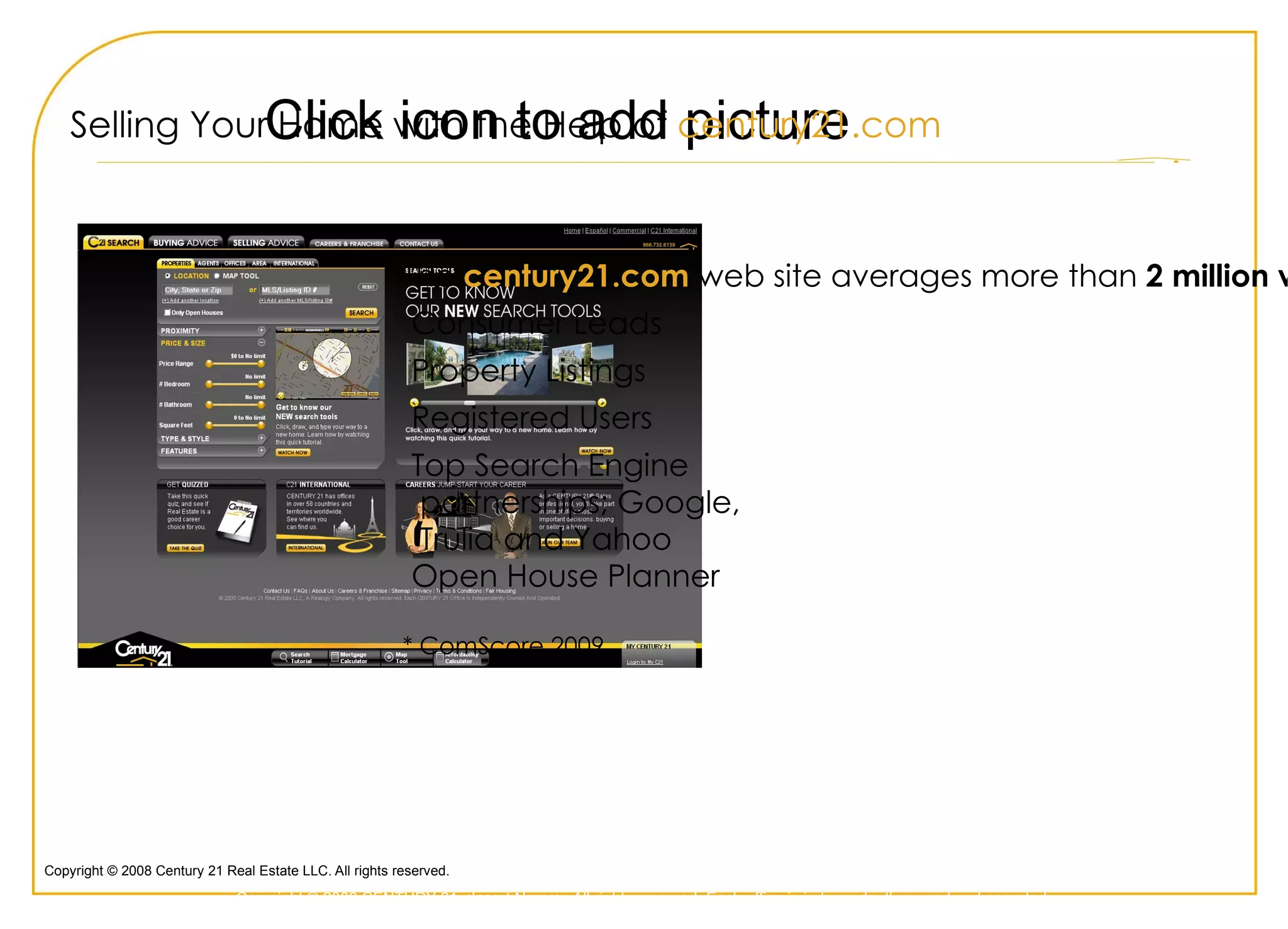 This site was developed by John & Kate Rowles of Newport. This is an Ecommerce website designed to give the customer an experience similar to Amazon or Ebay.   www.c21accessamerica.com 