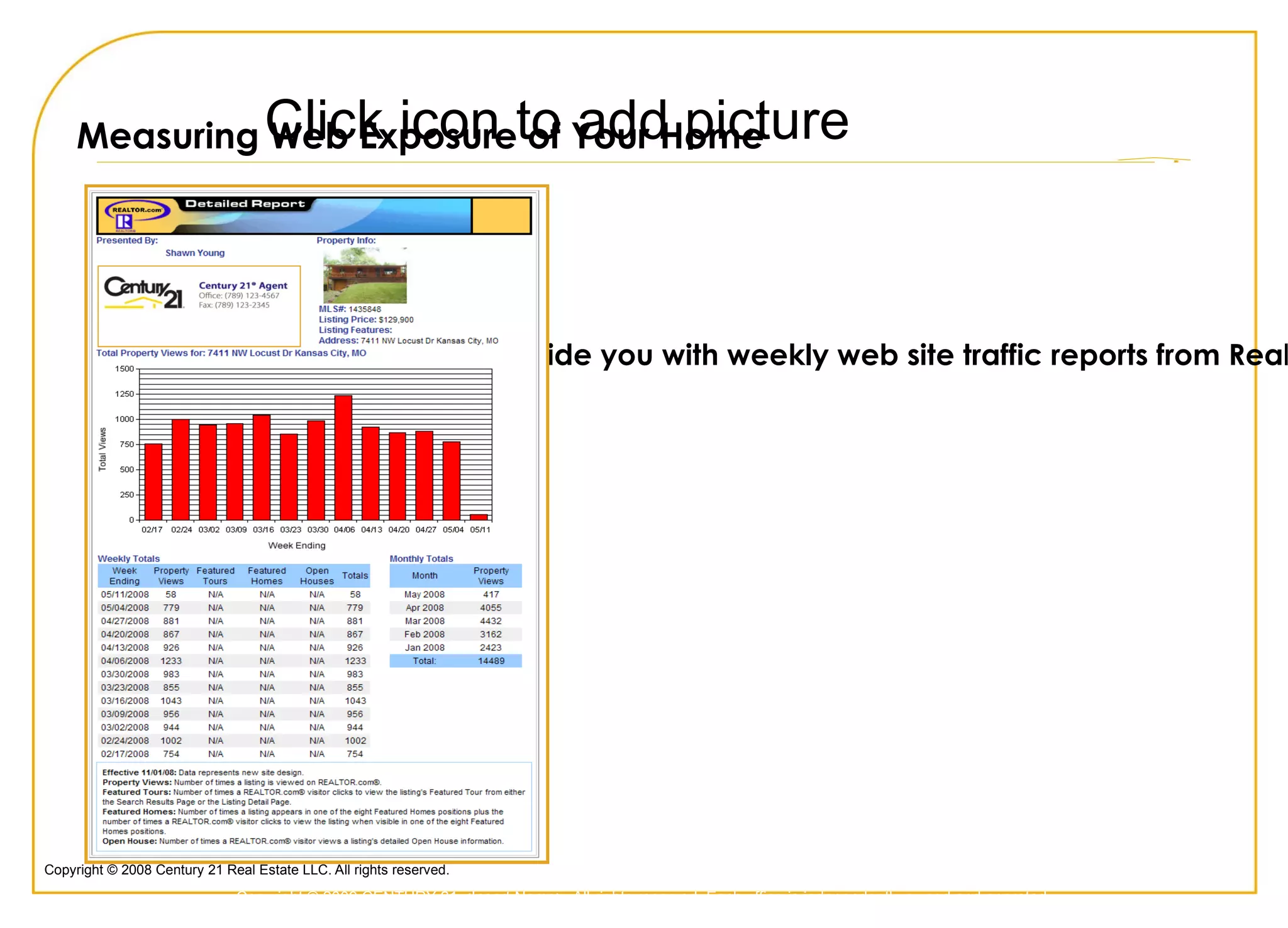 CENTURY 21®:  A Global Brand More than  7,700 offices  and over  120,000 sales associates  in  66 countries and territories , including offices in: •  Aruba   • Hong Kong •  Australia • Japan •  Belize • Mexico •  Brazil • Morocco •  Canada  • Portugal •  Cayman Islands • Russia •  China  • Spain •  Costa Rica • St. Kitts •  Egypt • St. Maarten •  France • United Arab Emirates •  Greece • United Kingdom Copyright © 2009 CENTURY 21 <Insert Name>. All rights reserved. Each office is independently owned and operated. 