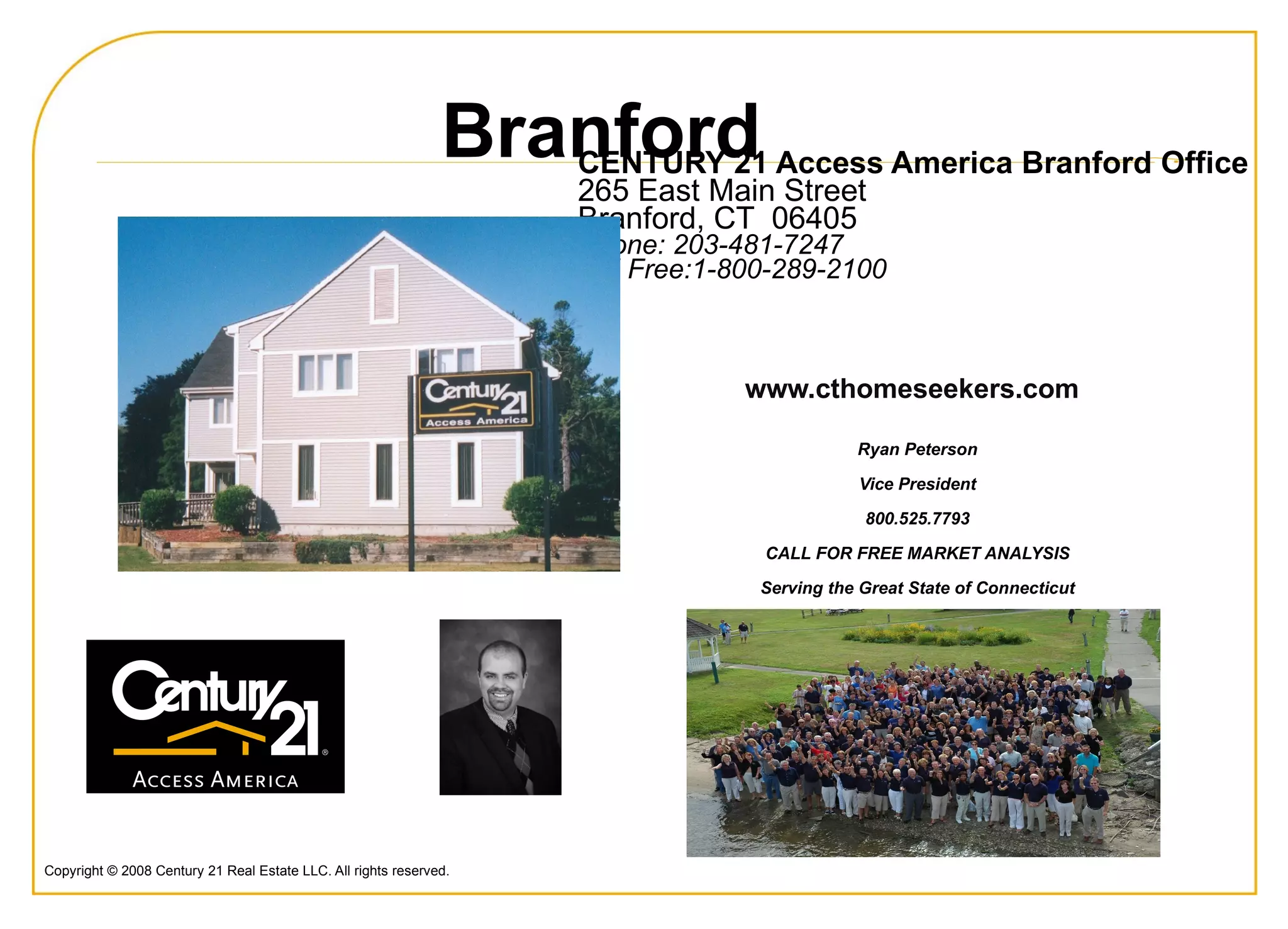 Not only the most recognized but NOBODY in the World sells more homes than CENTURY 21. No One does more referrals, 8,400 Office, 143,000 agents. 