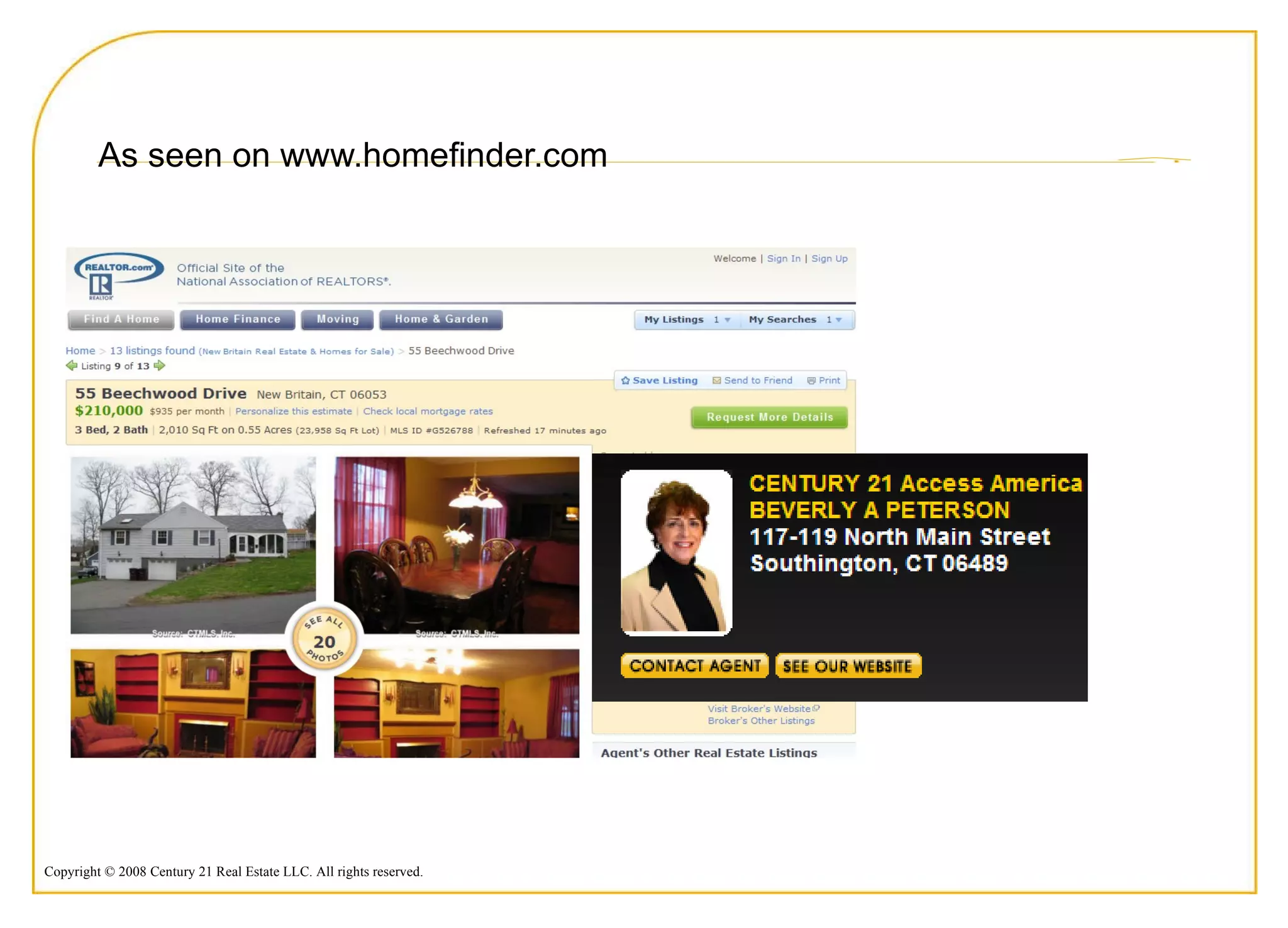 As seen on www.homefinder.com 