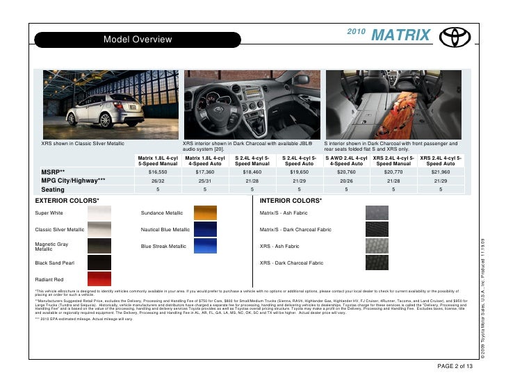 2010 Royal Palm Toyota Matrix Royal Palm Beach FL
