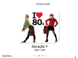 9
Paulo Felix Jr.
Colaboração
Geração Y
1980 ~ 2000
 