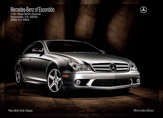 Mercedes-Benz of Escondido
1101 West Ninth Avenue
Escondido, CA, 92025
(800) 741-9945
 