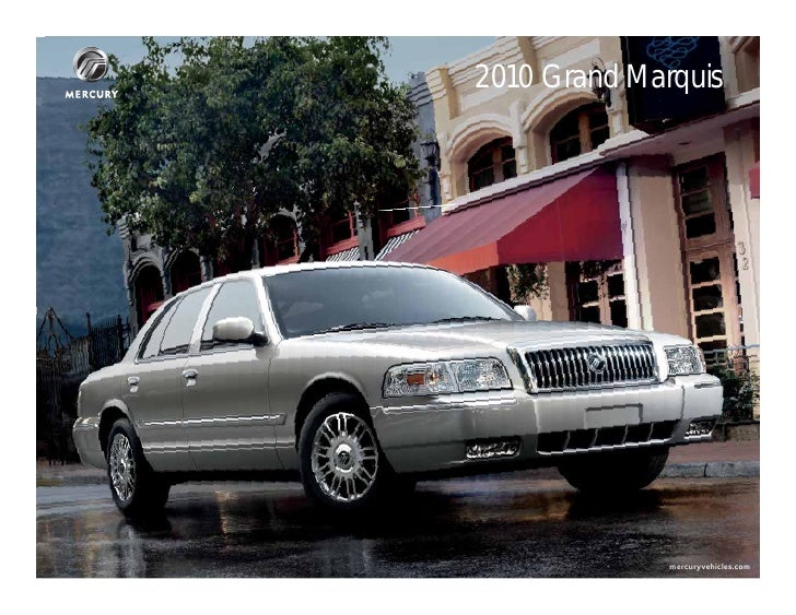 2010 Mercury Grand Marquis Brochure