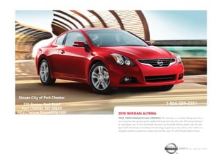 Used 2010 Nissan Altima Coupe For Sale in Port Chester, NY