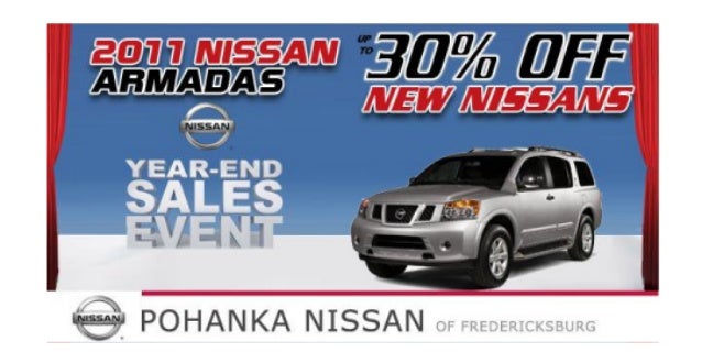 2010 Nissan Armada Cars Specials - Pohanka Nissan of Fredericksburg VA