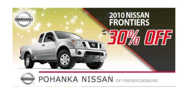2010 Nissan Frontier Cars Specials - Pohanka Nissan of Fredericksburg VA