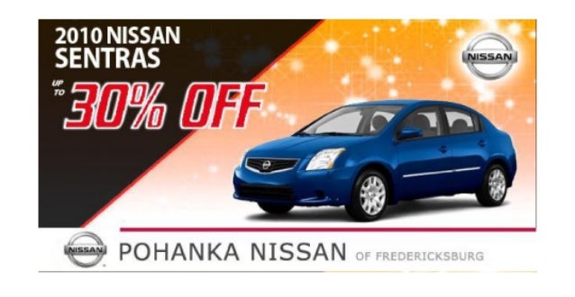 2010 Nissan Sentra Cars Specials - Pohanka Nissan of Fredericksburg VA