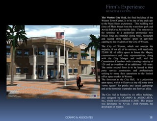 3Administrative AssistantMarketing & Finance       Elizabeth JenkinsKenneth L. Henderson Organizational Chart     Principal in Charge      Raul Ocampo, Jr. AIA, NCARB            ASSOCIATE          Project Manager   ASSOCIATE  PRINCIPAL        Ernie Ojito   Lissette M. Kelleher   Structural Engineer      Landscape Architect     Project Architect             (In-House) In-House          Louis I. Vlahos    Lissette M. Kelleher        Allan Rahmankhah        S     T     A     F     FCADD OperatorsEngineer in Architect in TrainingTrainingOCAMPO & ASSOCIATES