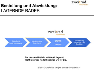 PASHLEY | Guv‘norTechnische SpezifikationRahmengrößen:	20.5", 22.5“ bzw. extra groß 24” (Doppelrohr)Farbe:		Buckingham BlackRahmen & traditioneller, gemuffter Reynolds 531 DimantrahmenGabel:		und handgemuffteStahlgabelHR Nabe:		Sturmey Archer Singlespeedoder 3 Speed DriveFelgen &schwarze 28 inch Alu-Felgen, goldliniertReifen:cremefarbeneSchwalbe Delta Cruiser mitReflexstreifen (40-635)Lenker: 		North Road mitLedergriffenBrakes:		Sturmey Archer TrommelbremsenPedals:		Sylvan Stream rat trapSattel:		Brooks B17 mit Titan-Gestell(c) 2010 Dr.Ulrich Gries - all rights reserved. www.zweitrad.de Änderungen in Ausstattung und Ausführung durch den Hersteller sind vorbehalten.