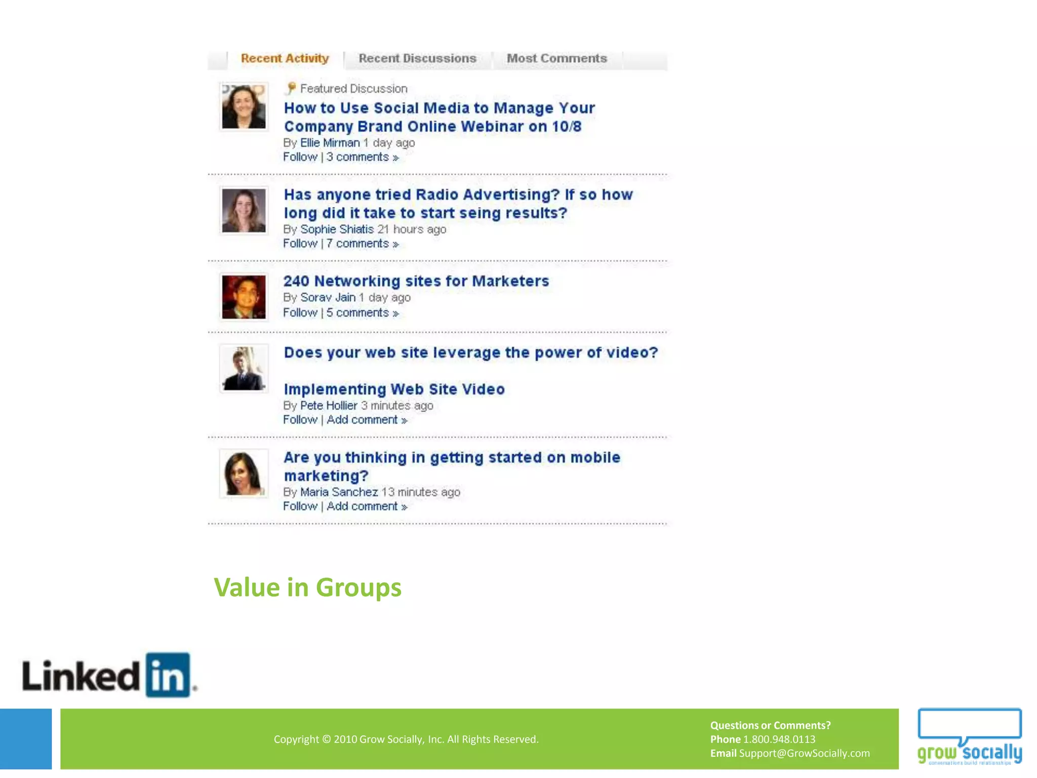 ComplemarTwitter and Facebook