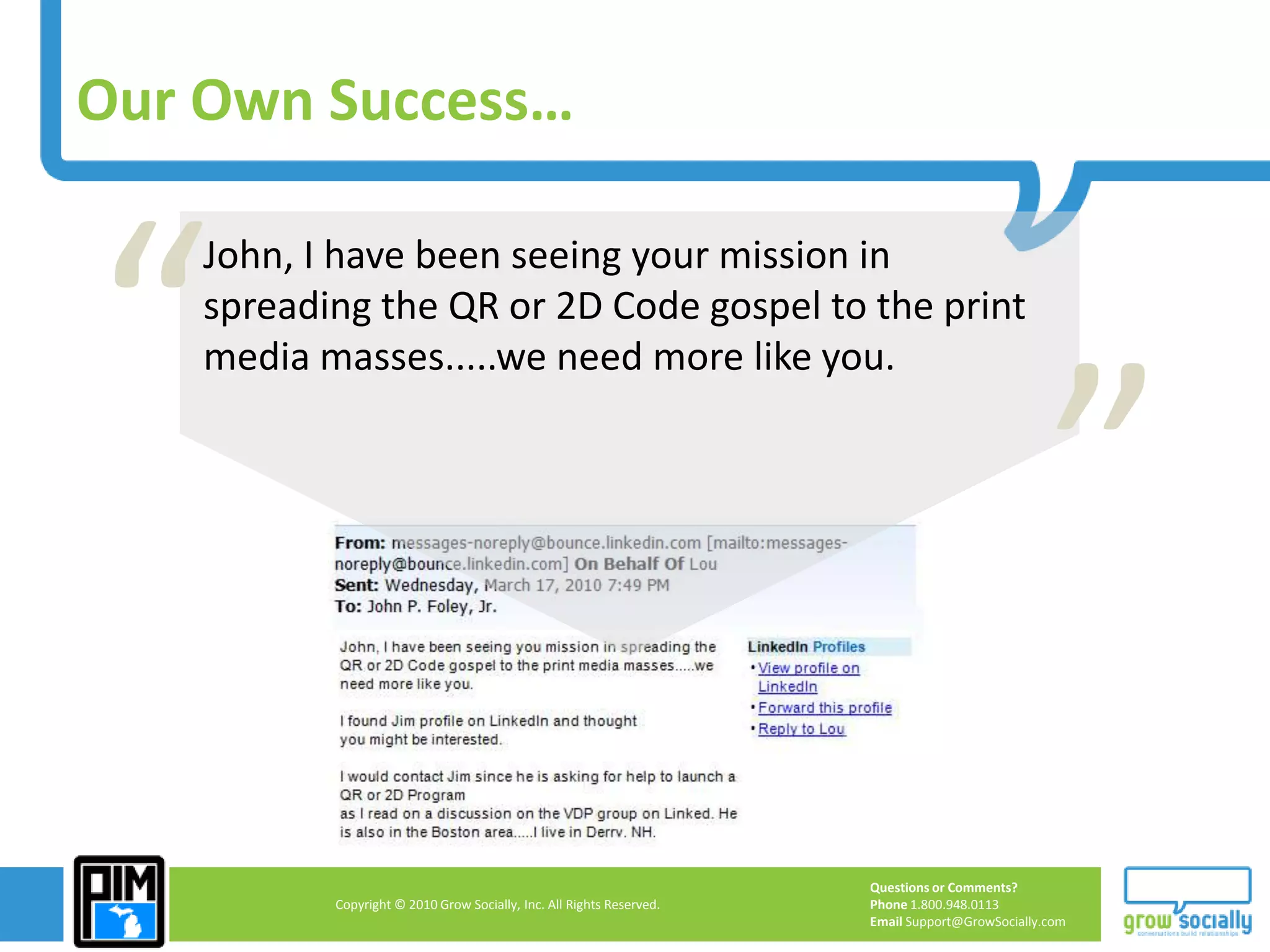 Position yourself as a thought leader