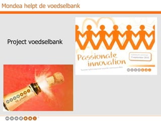 Mondea helpt de voedselbank Projectvoedselbank 