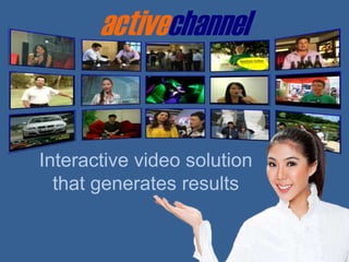 Interactive video solution that generates results 