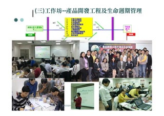 (三)工作坊 產品開發工程及生命週期管理
 三 工作坊--產品開發工程及生命週期管理
   工作坊




     CPC©2010, all rights reserved
 