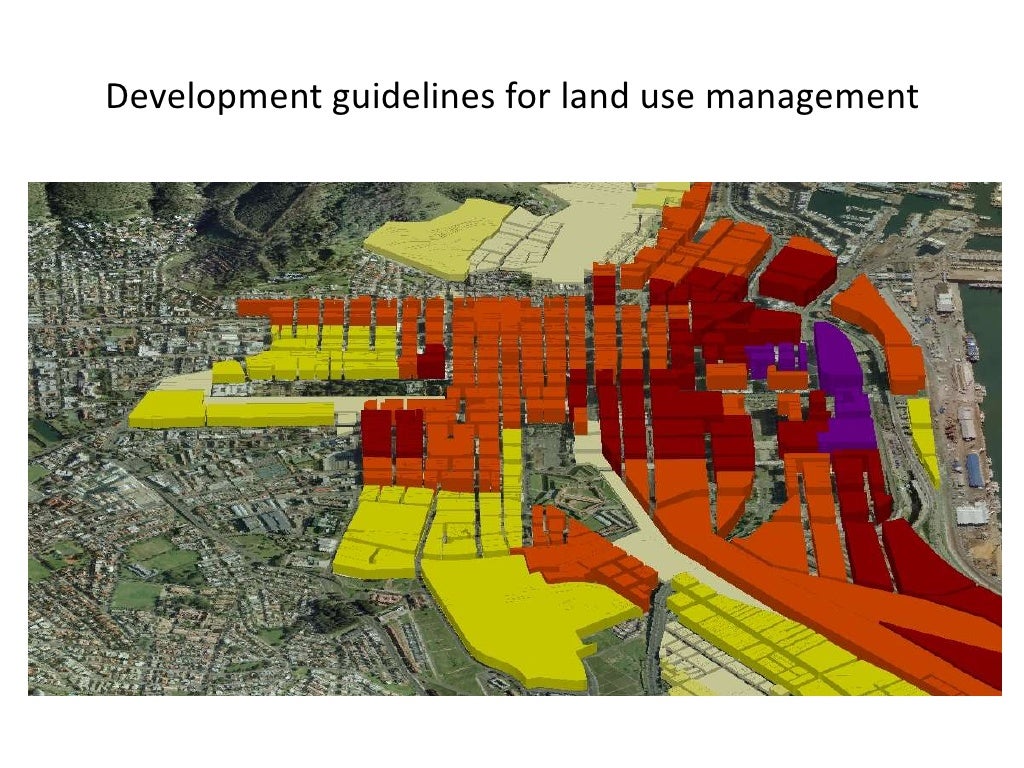 Development guidelines for land use