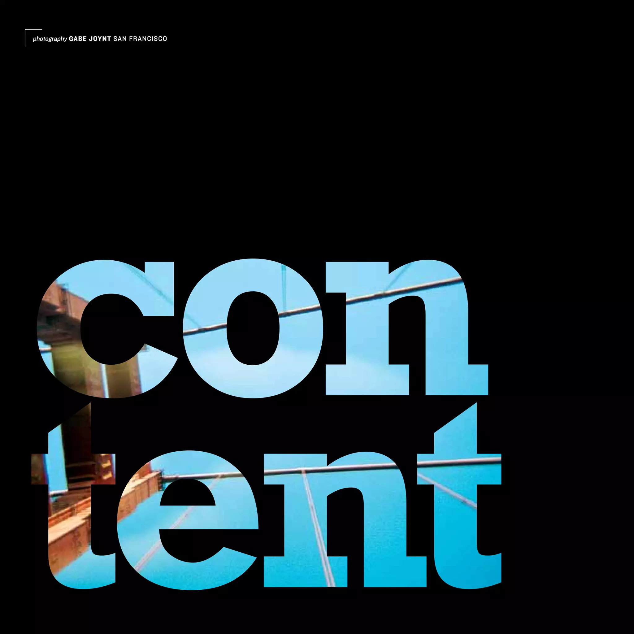 photography GABE JOYNT SAN FRANCISCO
 