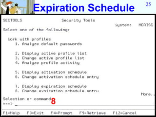 25
Expiration Schedule




   8
 